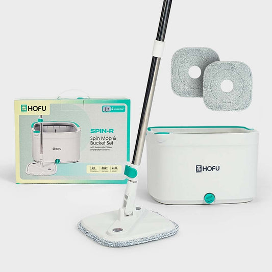 Spin Mop and Bucket Set with Automatic Water Separation System