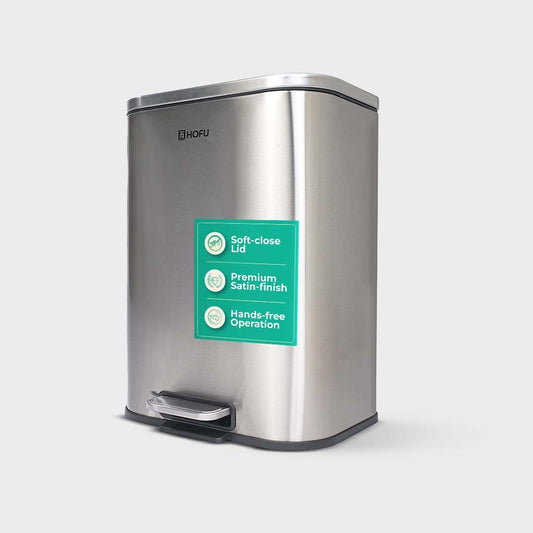 HOFU Stainless Steel Pedal Dustbin